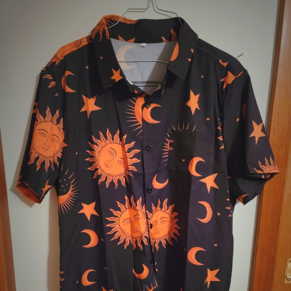 Celestial Button Up